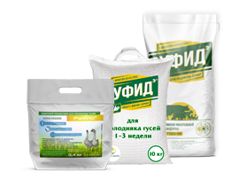 Для молодняка гусей возрастом 1-3 недели